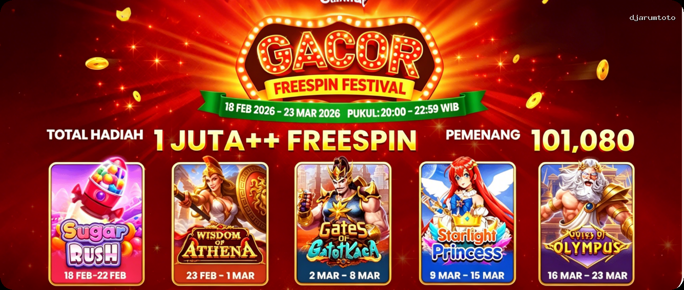 Login djarumtoto Sekarang Bonus Melimpah